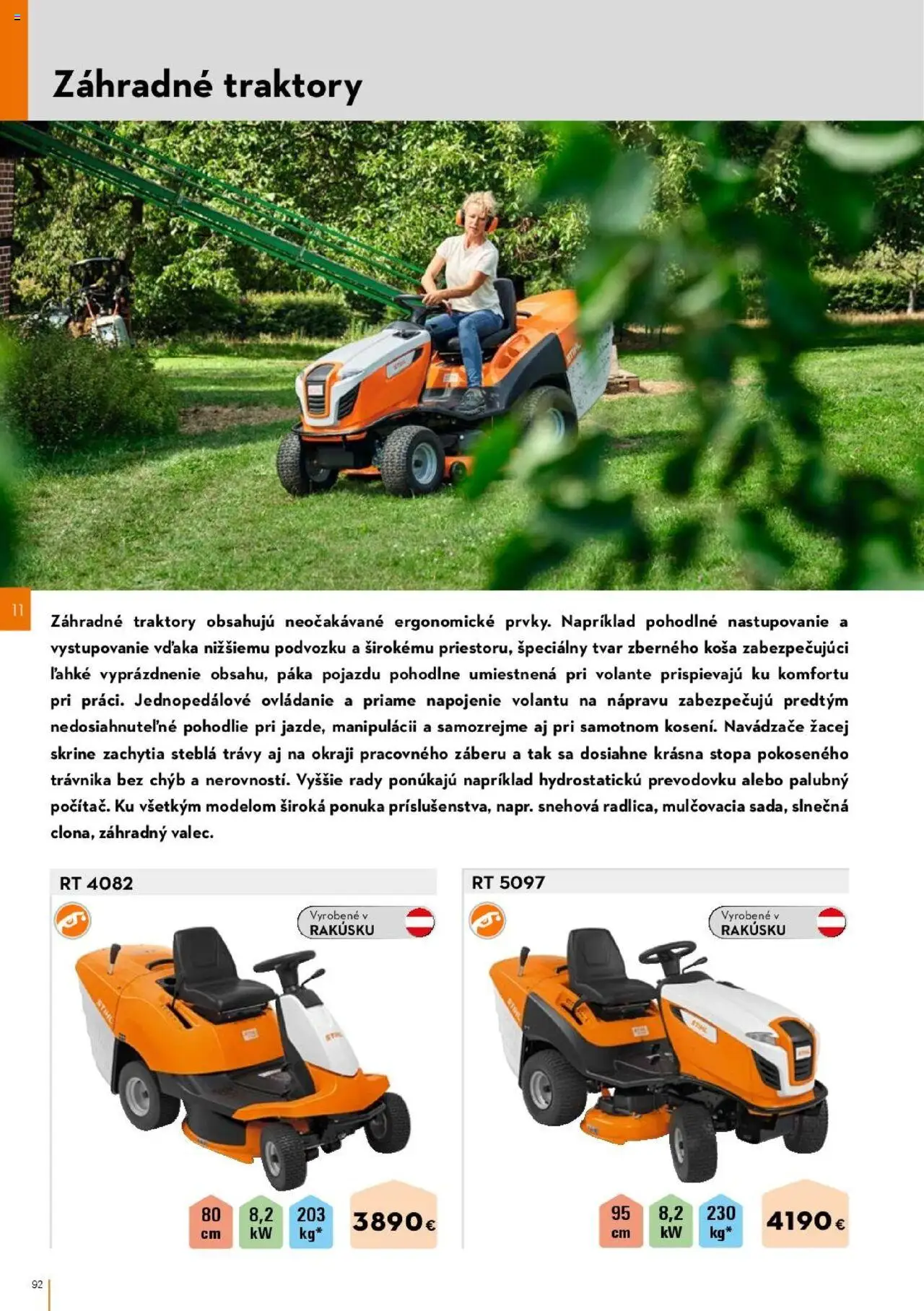 Nové STIHL akcie – leták je platný od 01.04.2025 | Strana: 92 | Produkty: Skrine