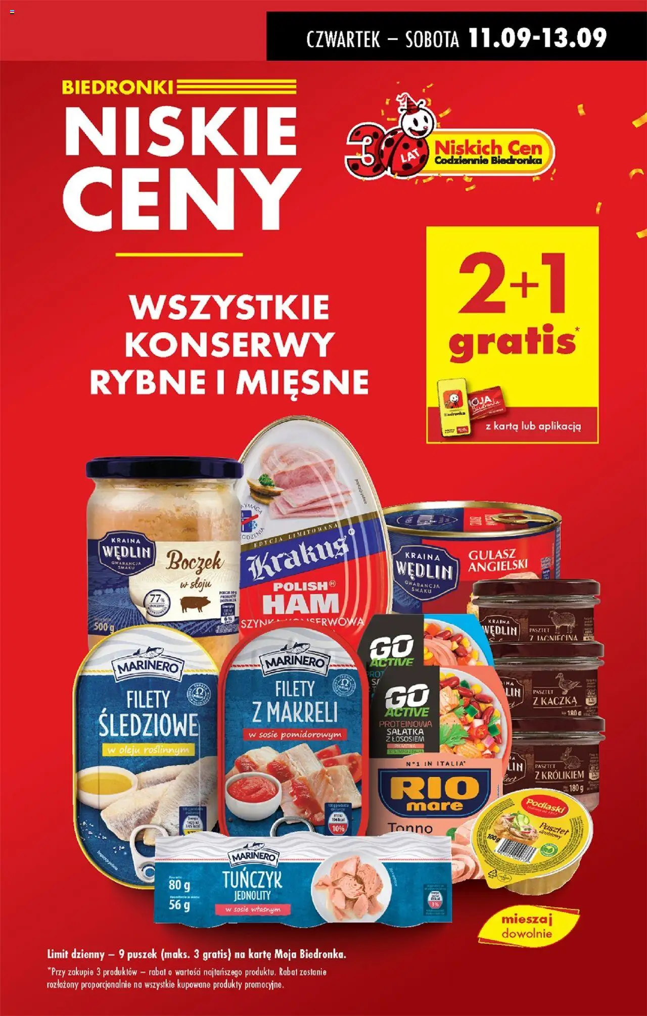 Biedronka gazetka - Oferta w tym tygodniu od 11.09.2025 | Strona: 7 | Produkty: Kaczka, Gulasz angielski, Gulasz, Sos