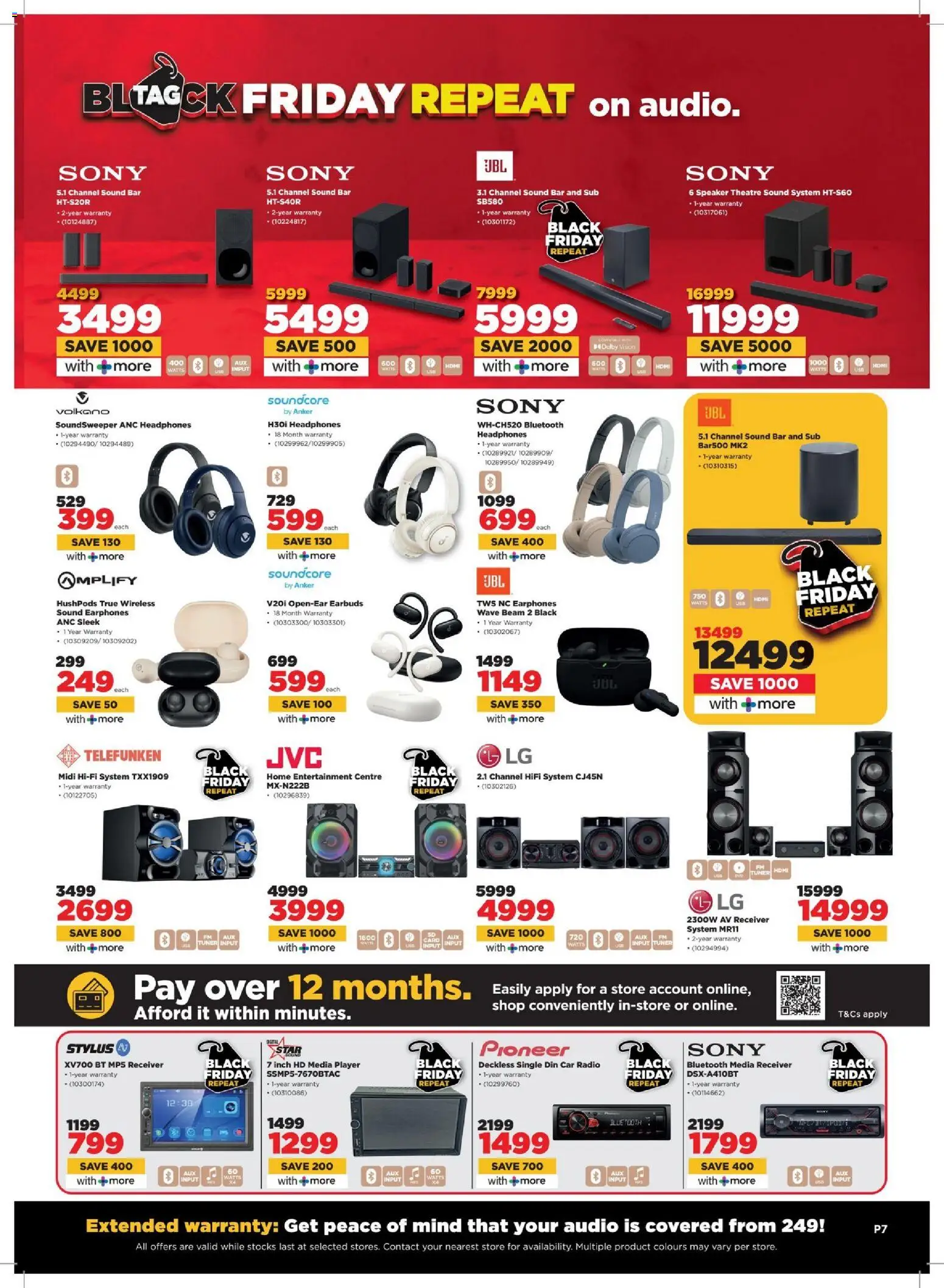 New HiFi Corp catalogue – valid from 04.03.2026 | Page: 7 | Products: Earphones, Earbuds, Radio, Water