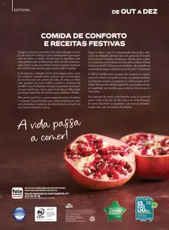 Pré-visualização Continente - Magazine válido de 01.10.2025 | Página: 3 | Produtos: Pratos, Camarão, Doces, Uvas