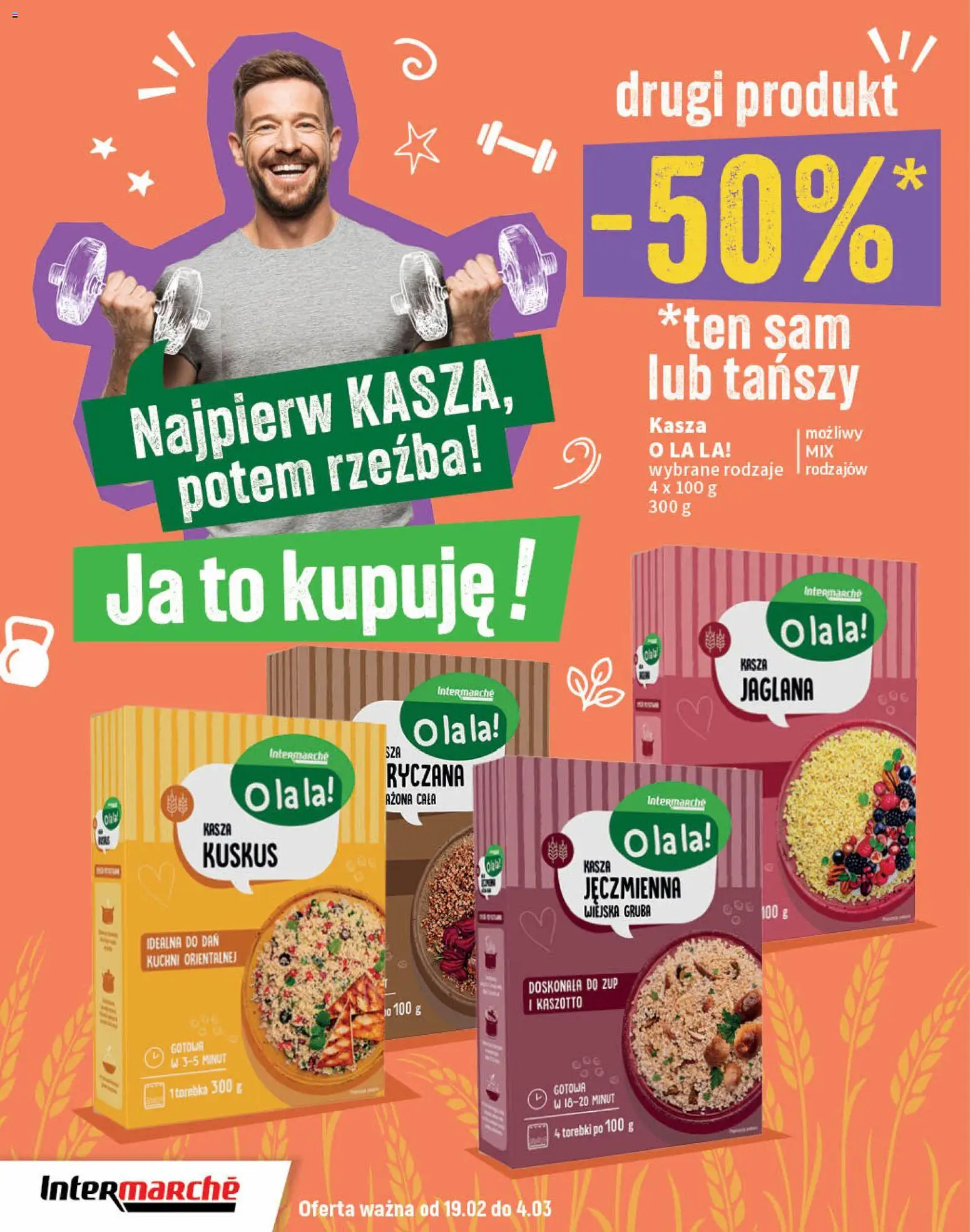 Intermarche Gazetka - O la la od 19.02.2026 | Strona: 10 | Produkty: Kasza, Kaszotto, Torebki