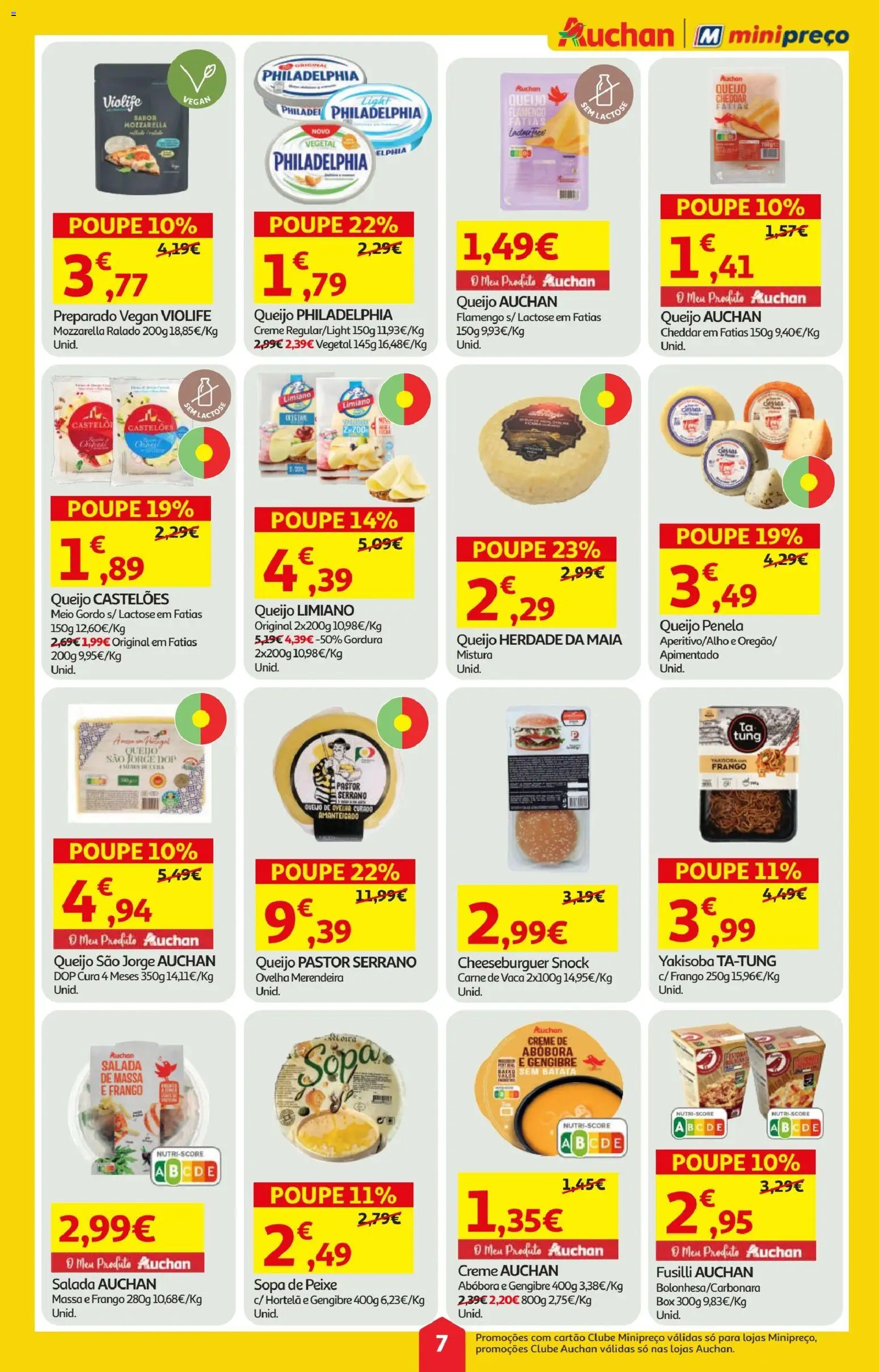 Minipreço folheto │ válido de 23.04.2026 | Página: 7 | Produtos: Batata, Carne, Massa, Salada