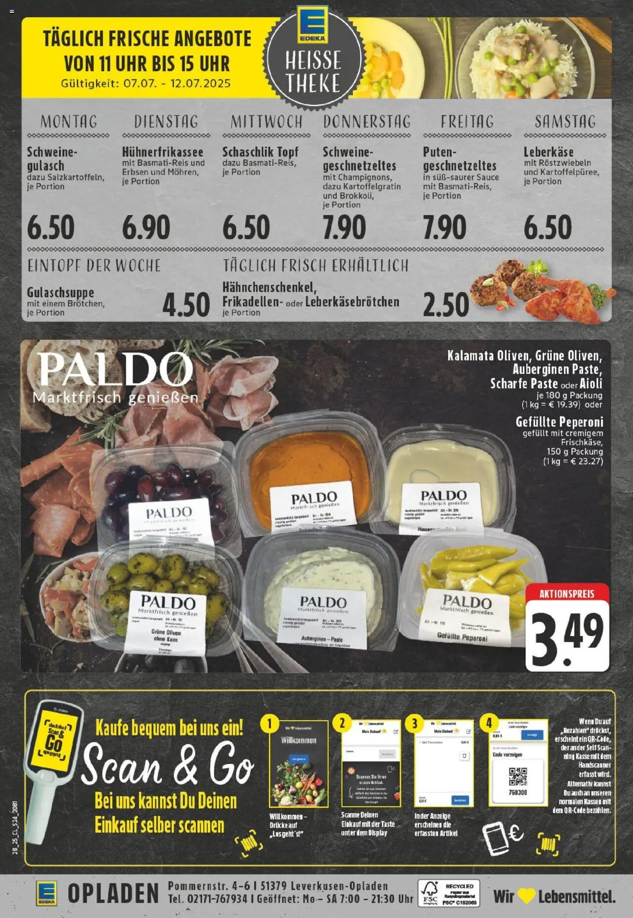 Edeka prospekt Leverkusen	 - gültig ab dem 06.07.2025 | Seite: 24 | Produkte: Basmatireis, Theke, Uhr, Leberkase