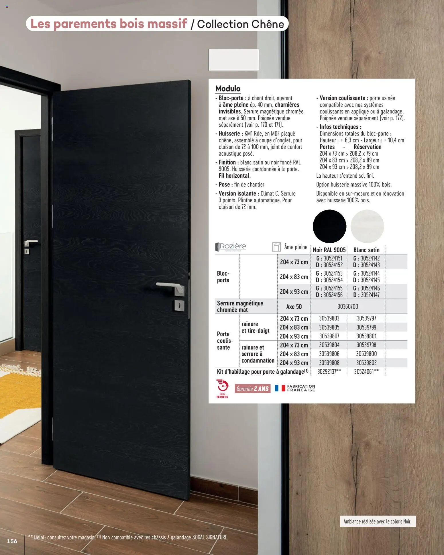 {H1} | Page: 156 | Produits: Plinthe, Porte, Portes