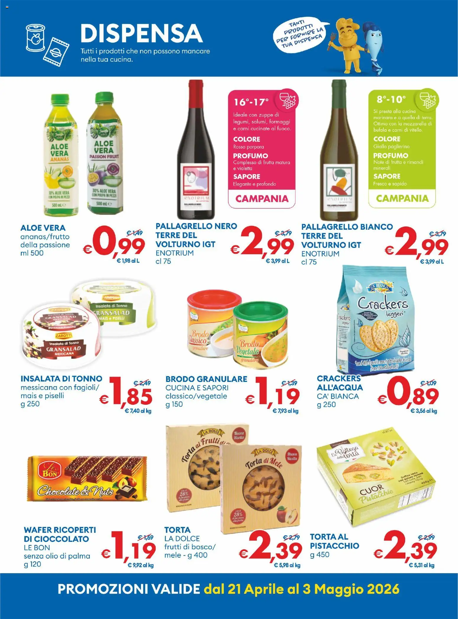 Volantino MD Discount del 21.04.2026 | Pagina: 18 | Prodotti: Mele, Olio, Ananas, Torta
