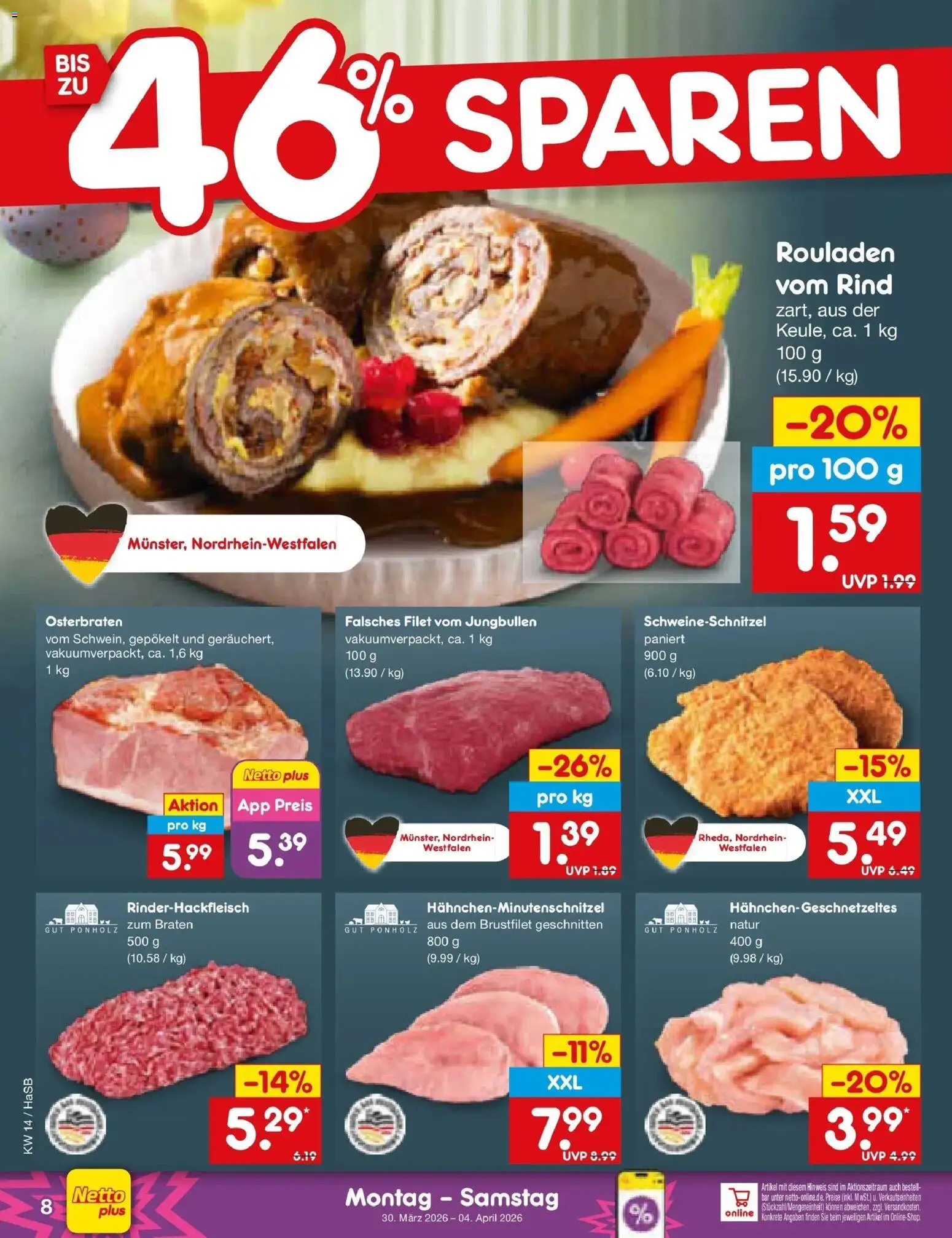 Netto Marken-Discount Prospekt Wuppertal	 – gültig ab 30.03.2026 | Seite: 8