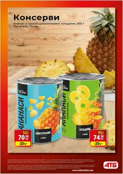 АТБ акції дійснийкції з 21.01.2026 | Сторінка: 10 | Товари: Ананас