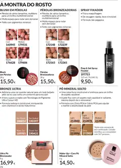 Pré-visualização SPRAY FIXADOR, Fixa a maquilhagem. De secagem rápida, leve e invisível. Fórmula não pegajosa válido de 01.11.2025 | Página: 74