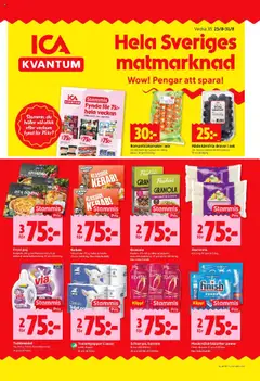ICA Kvantum - erbjudanden - Förhandsvisning av reklamblad från butik ICA Kvantum aktuell från 25.08.2025