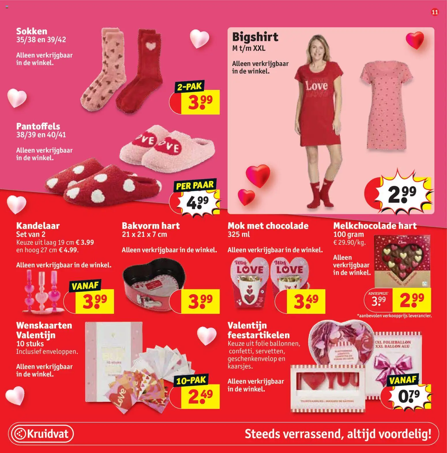 {H1} | Pagina: 11 | Producten: Slippers, Feestartikelen, Mok, Sokken