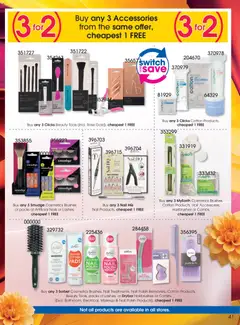 Clicks specials catalogue – valid from 25.03.2026 | Page: 41 | Products: Tweezer, Brush, Nail polish, Mask