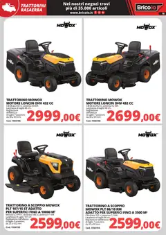 Anteprima del volantino Brico io volantino Macchine da giardino valido a partire dal 30.03.2026 | Pagina: 18 | Prodotti: Rasaerba, Trattorino