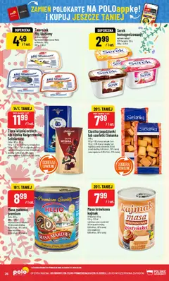 Pogląd oferty "POLOmarket Gazetka" - ważna od 05.11.2025 | Strona: 26 | Produkty: Masa makowa, Mleka, Kajmak, Ciastka