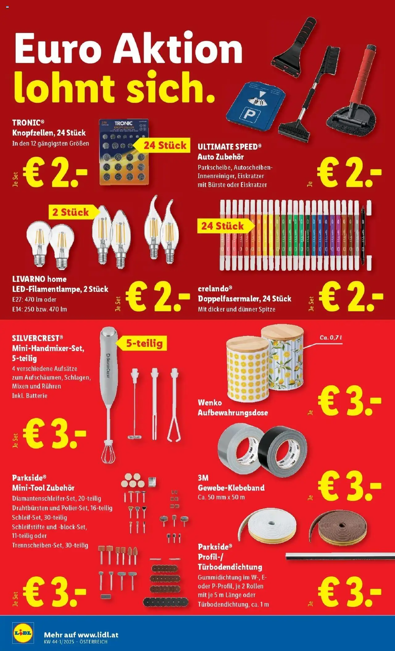 Lidl Flugblatt - Wien, Langenzersdorf, Zwettl ab 23.10.2025 - Angebote ab donnerstag | Seite: 36 | Produkte: Batterie, Bürste