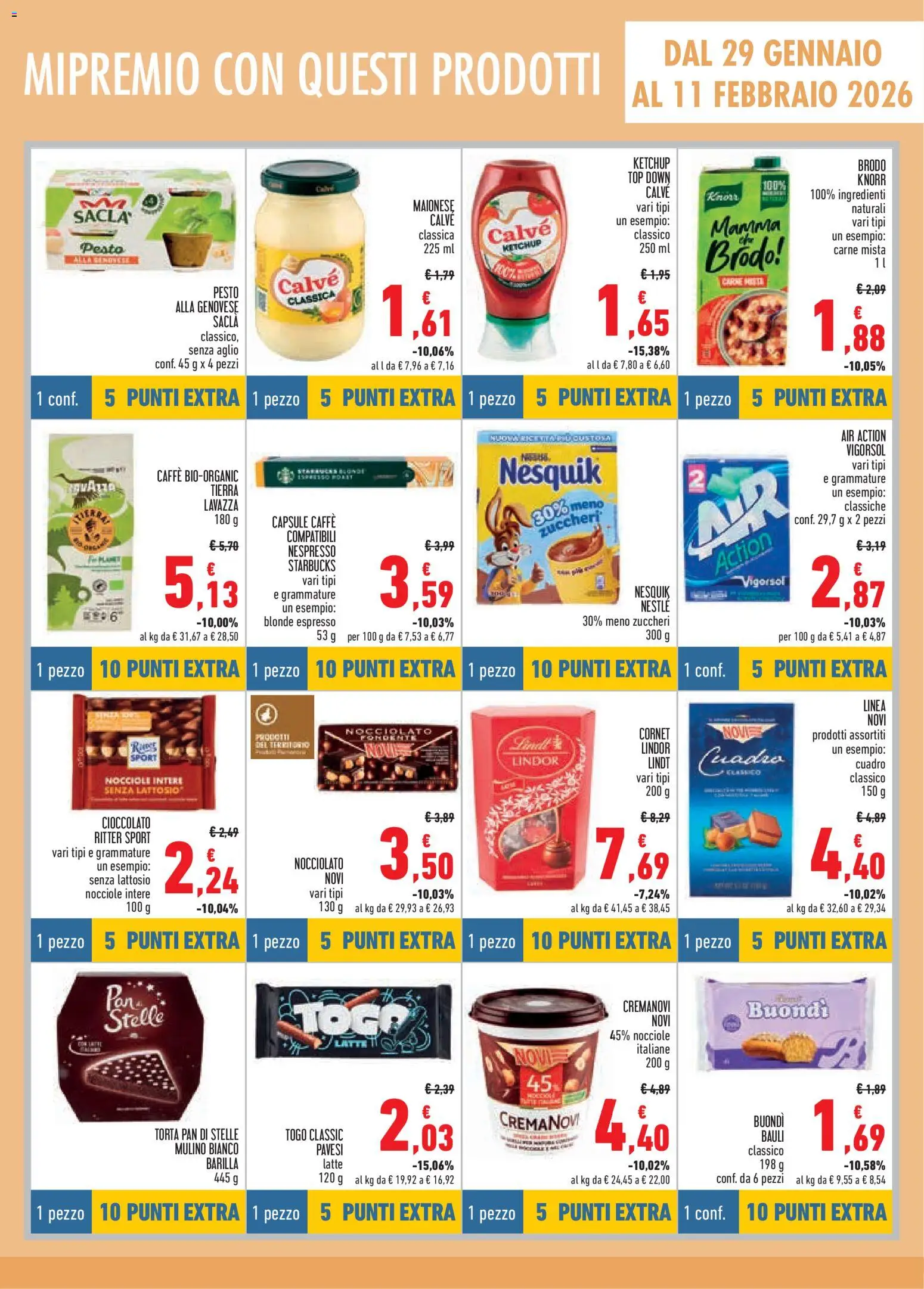 Volantino Conad del 29.01.2026 | Pagina: 7 | Prodotti: Caffè, Maionese, Pesto, Torta