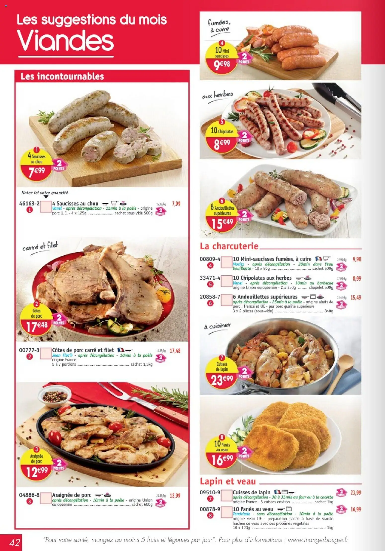 {H1} | Page: 42 | Produits: Barbecue, Four, Poêle, Viande hachée