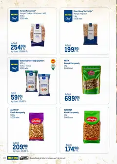 15.12.2025 tarihinden itibaren geçerli olan Metro kataloğu önizlemesi | Sayfa: 10 | Ürünler: Yer fıstığı