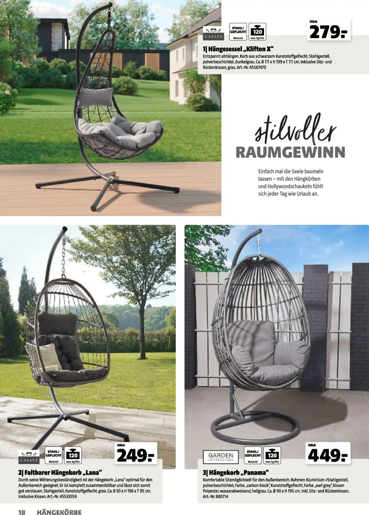 Hagebau Gartenkatalog 2025 gültig ab 05.03.2025 | Seite: 18 | Produkte: Korb