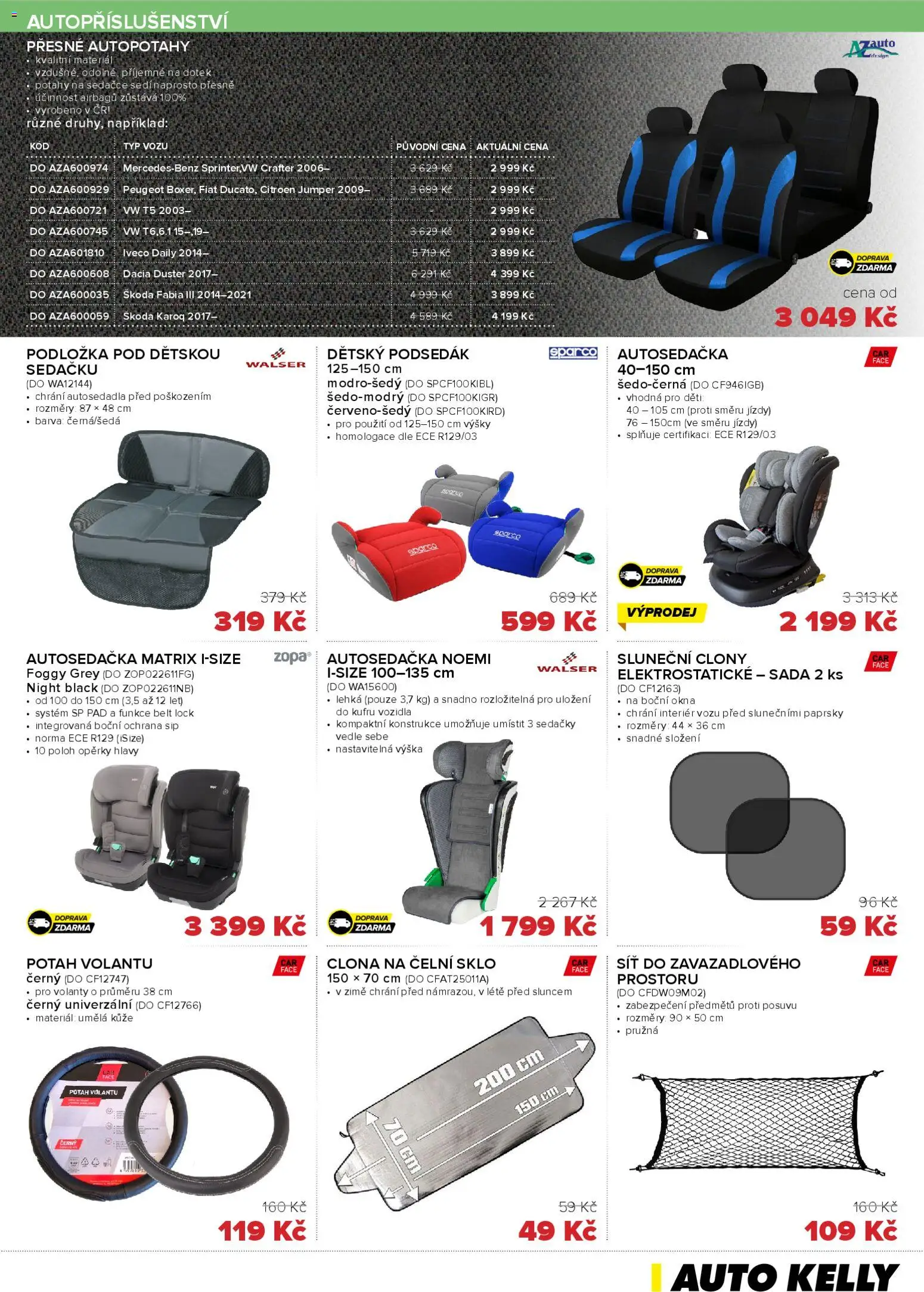 Auto Kelly leták od 28.04.2026 | Strana: 11 | Produkty: Síť, Podsedák, Sedačky, Autopotahy