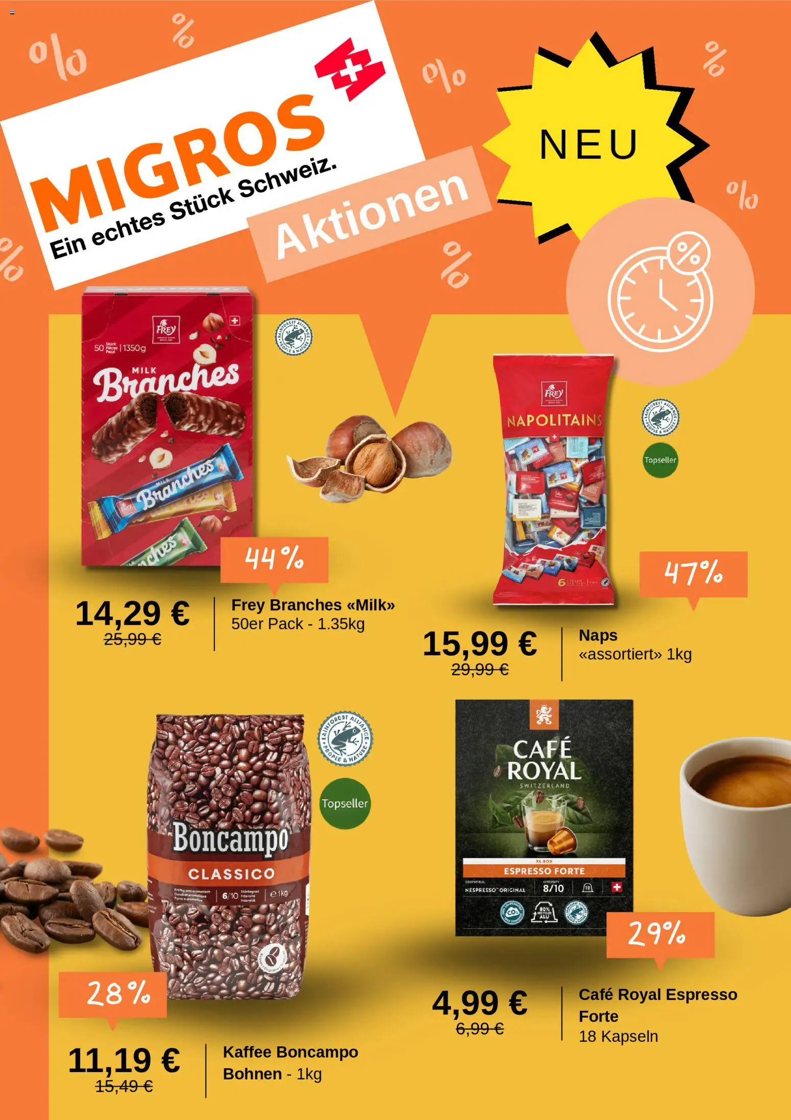 Migros Prospekt 	 – gültig ab 17.02.2026 | Seite: 1 | Produkte: Kaffee, Box