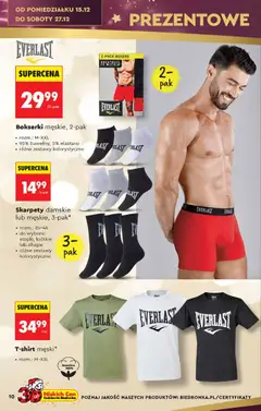 Pogląd oferty "Skarpety damskie lub męskie, 3-pak*, rozm.: 35-46, do wyboru: stopki, krótkie lub długie, różne zestawy kolorystyczne" - ważna od 13.12.2025 | Strona: 10