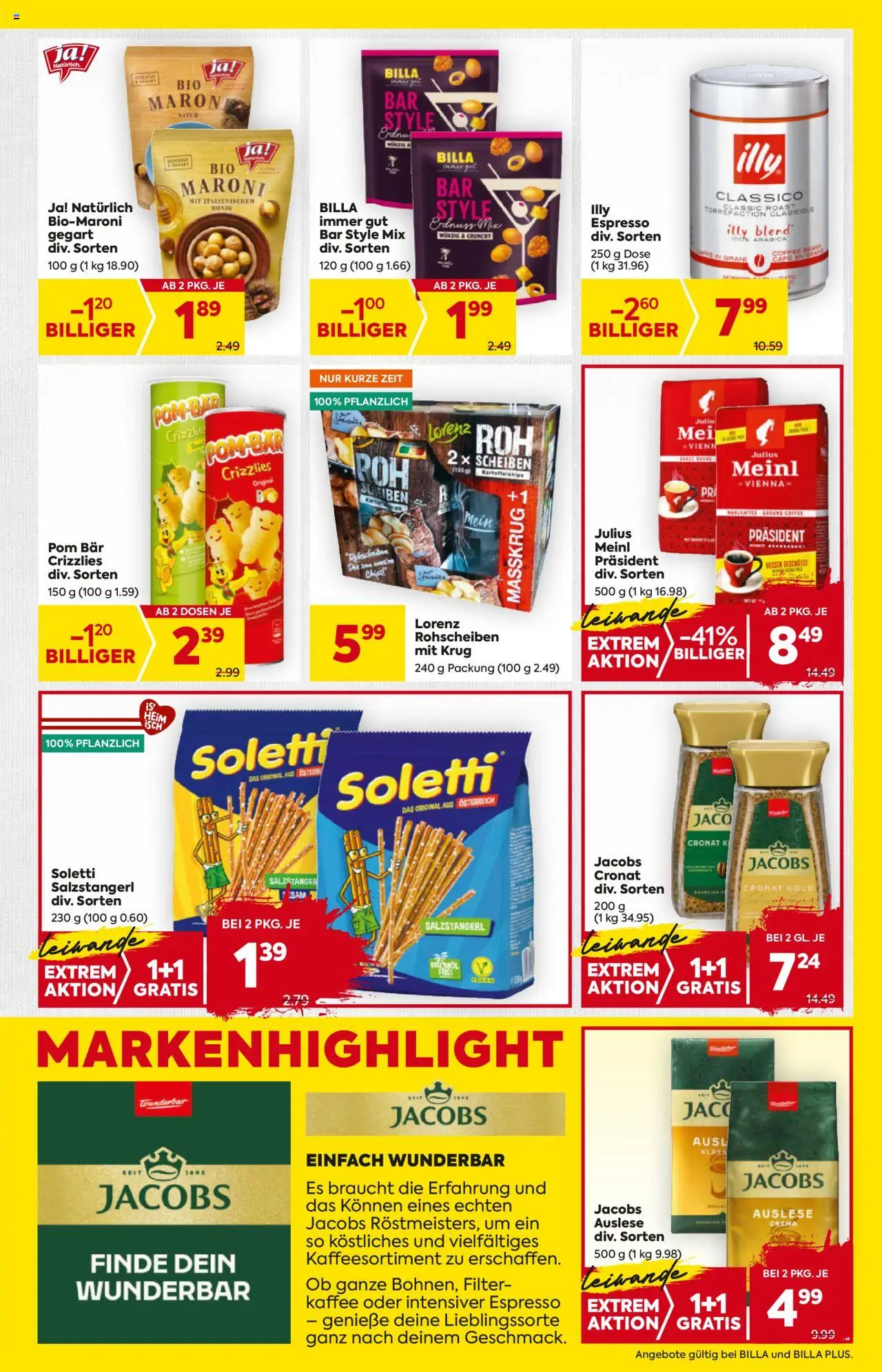 Billa AT akciós ujság - amely érvényes a következő dátumtól: 11.09.2025 | Oldal: 11 | Termékek: Chips, Só