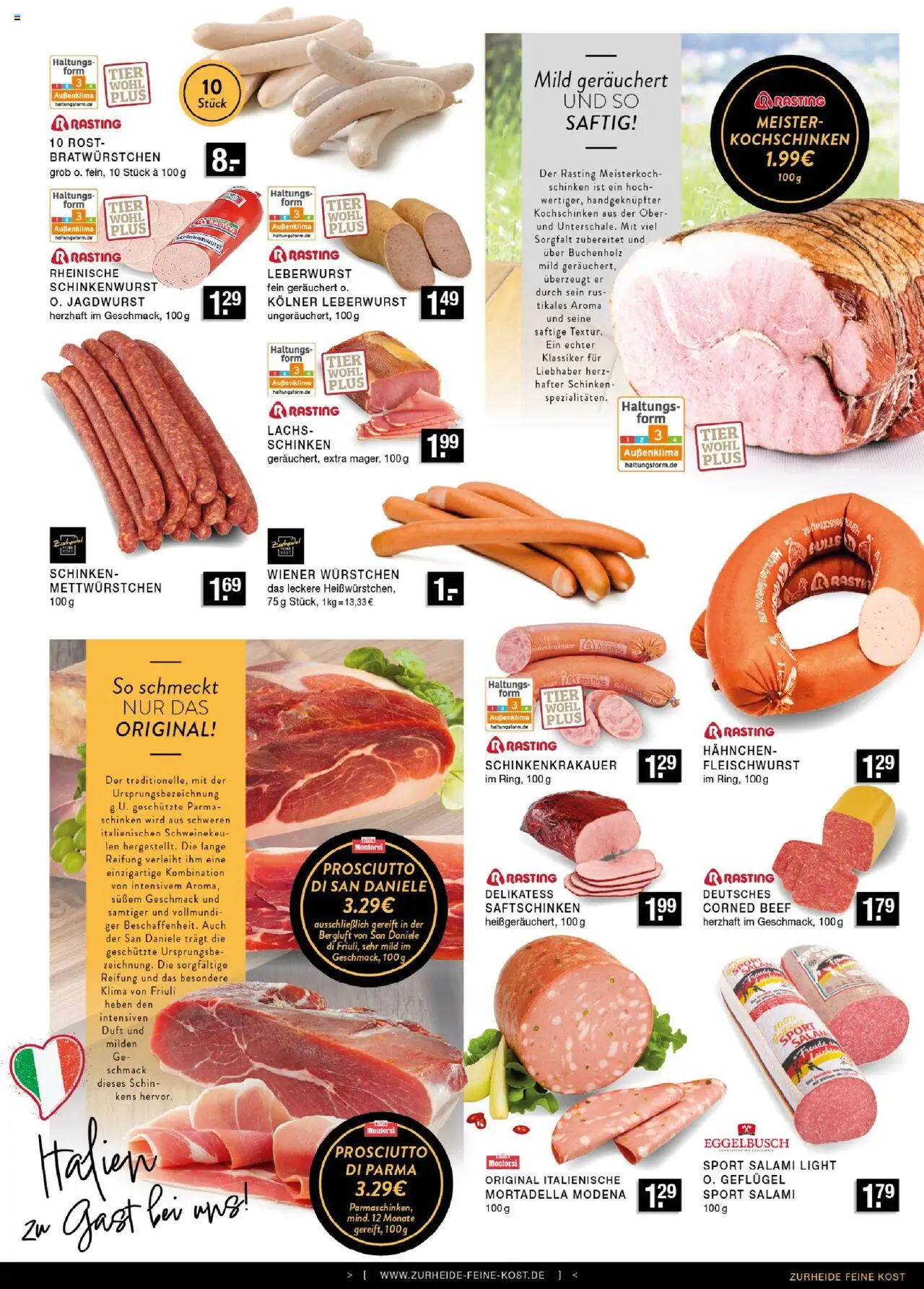 Edeka Zurheide Prospekt 	 - gültig ab dem 25.08.2025 | Seite: 5 | Produkte: Hahnchen, Wiener wurstchen, Salami, Schinken