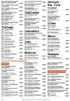 Thiriet - Prévisualisation de Thiriet - Catalogue Livraison  valide à partir de 25.11.2025 | Page: 108 | Produits: Crevettes, Pesto, Raviolis, Saumon