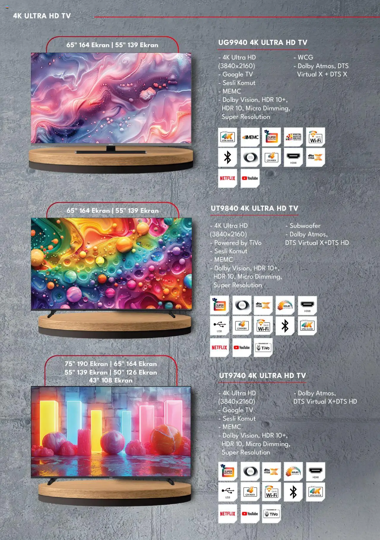 Vestel Tüketici Elektroniği Katalog - 23.09.2025 tarihinden itibaren geçerlidir | Sayfa: 7 | Ürünler: TV, Uydu