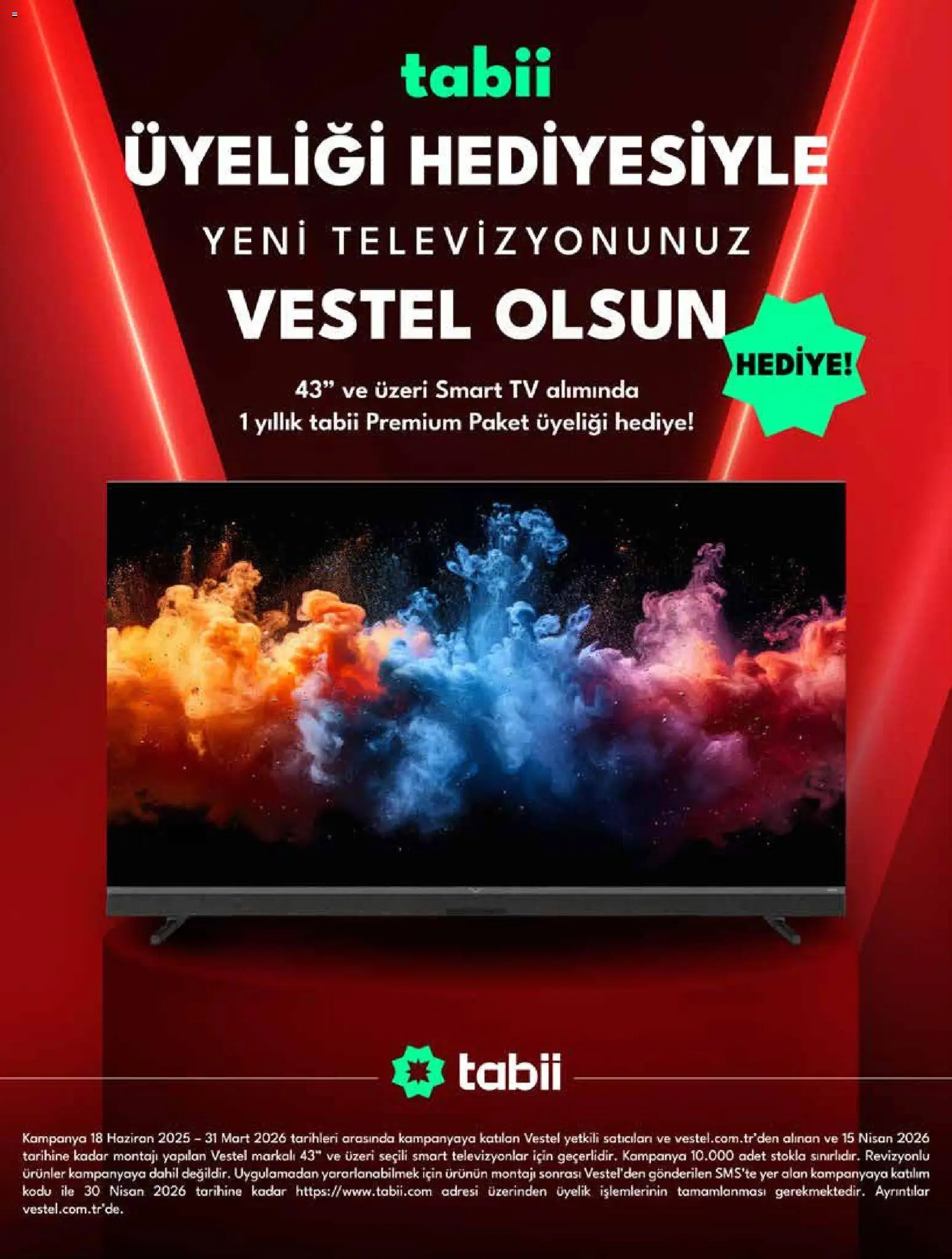 Vestel - Tüketici Elektroniği - 01.03.2026 tarihinden itibaren geçerlidir | Sayfa: 14 | Ürünler: TV