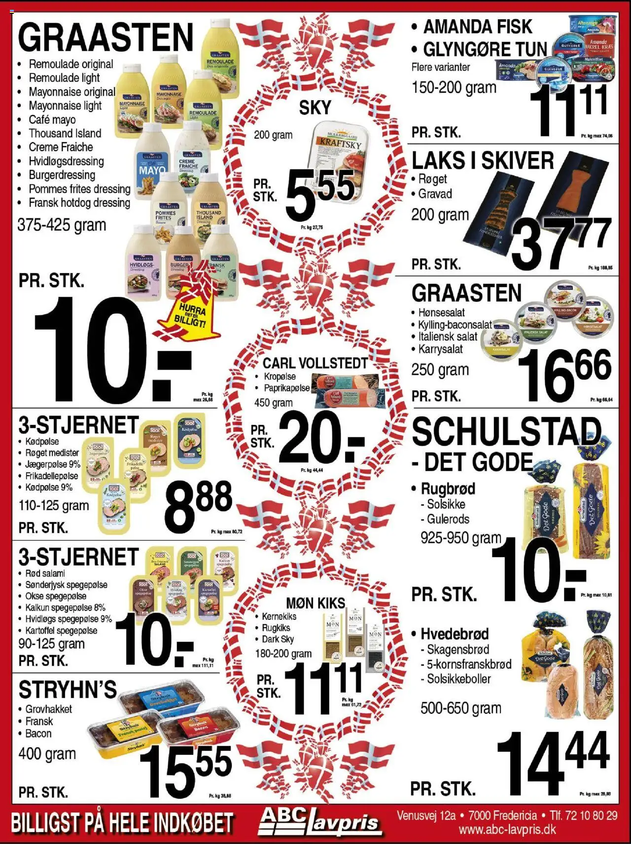 Abc Lavpris tilbudsavis – gyldig fra 03.09.2025 | Side: 4 | Produkter: Salami, Rugbrød, Italiensk salat, Karrysalat