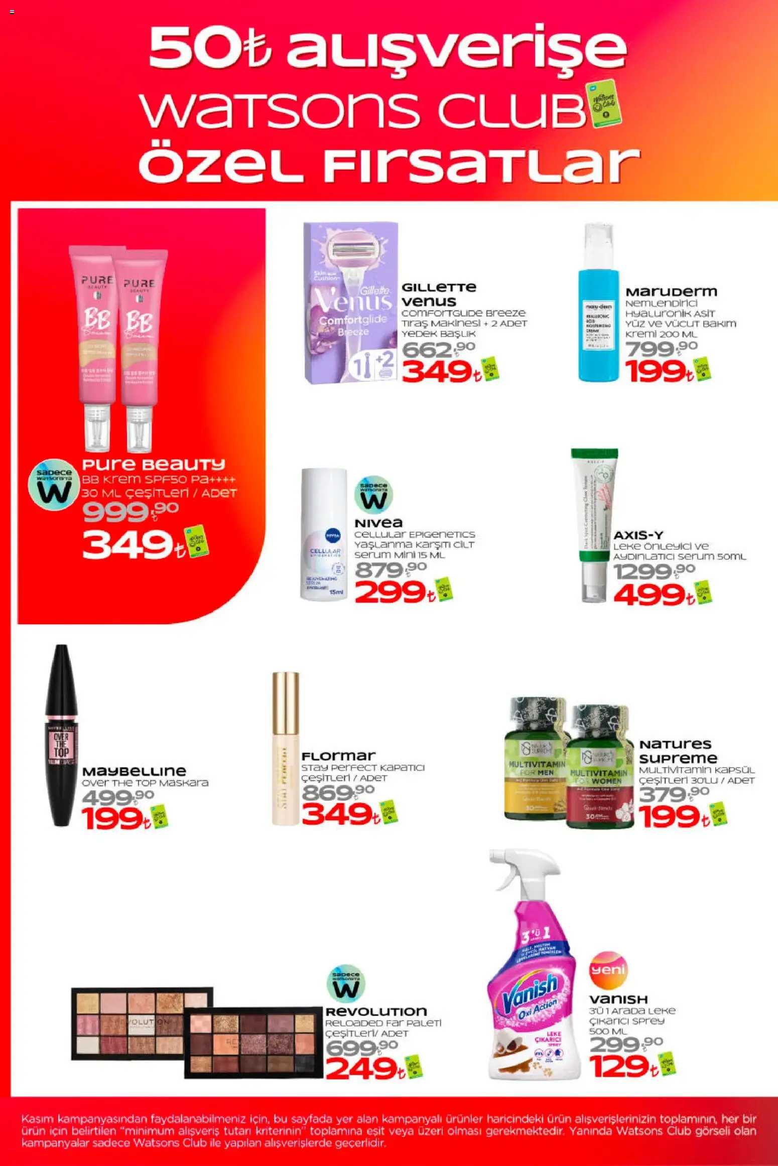 Watsons Katalog - 31.10.2025 tarihinden itibaren geçerlidir | Sayfa: 4 | Ürünler: Krem, BB krem, Tıraş makinesi