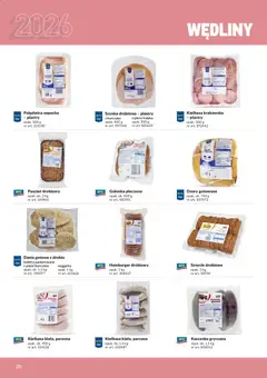 Pogląd oferty "Makro gazetka - Produktów marek własnych dla profesjonalnej Gastronomii" - ważna od 01.03.2026 | Strona: 20 | Produkty: Szynka drobiowa, Kaszanka, Szynka, Kotlety