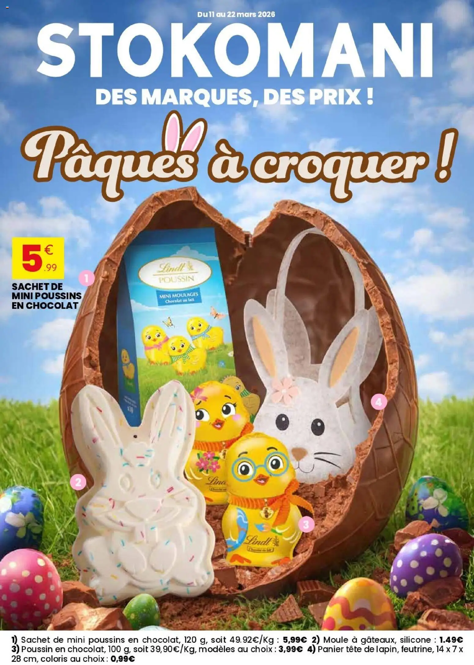 {H1} | Page: 1 | Produits: Panier, Lait, Chocolat, Lindt