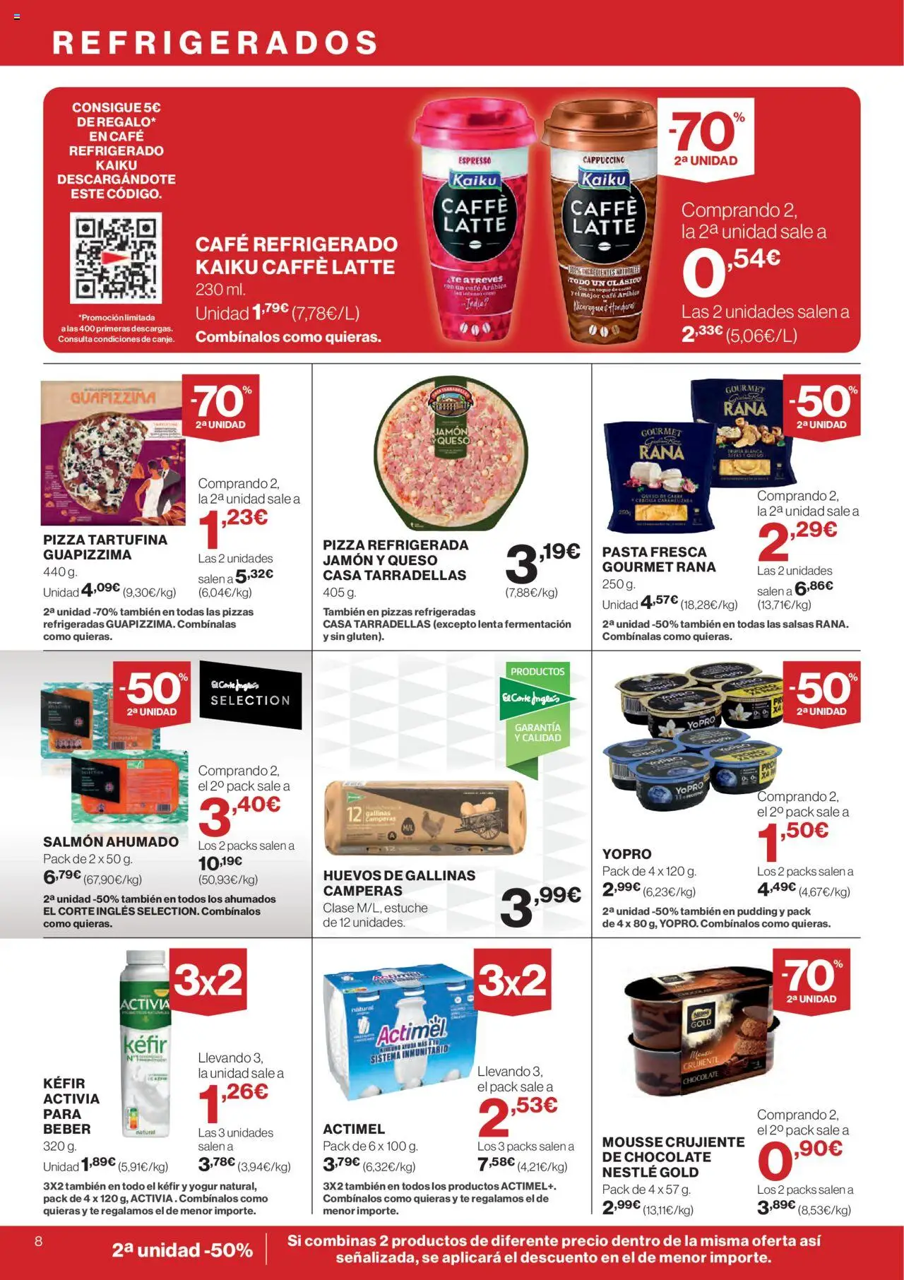 Supercor - Folleto │ válido desde el 19.06.2025 | Página: 8 | Productos: Mousse, Queso, Huevos, Jamón