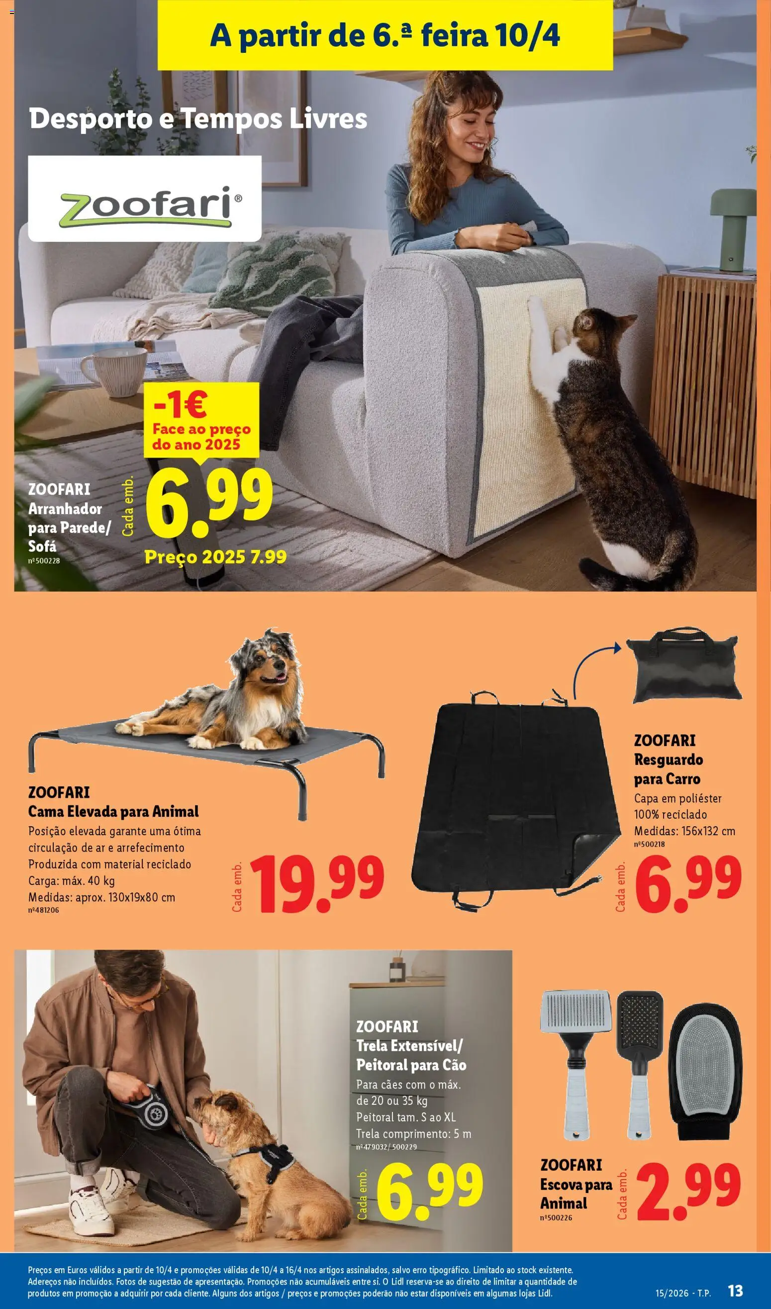 Lidl Novidades │ válido de 06.04.2026 | Página: 13 | Produtos: Cama, Sofá