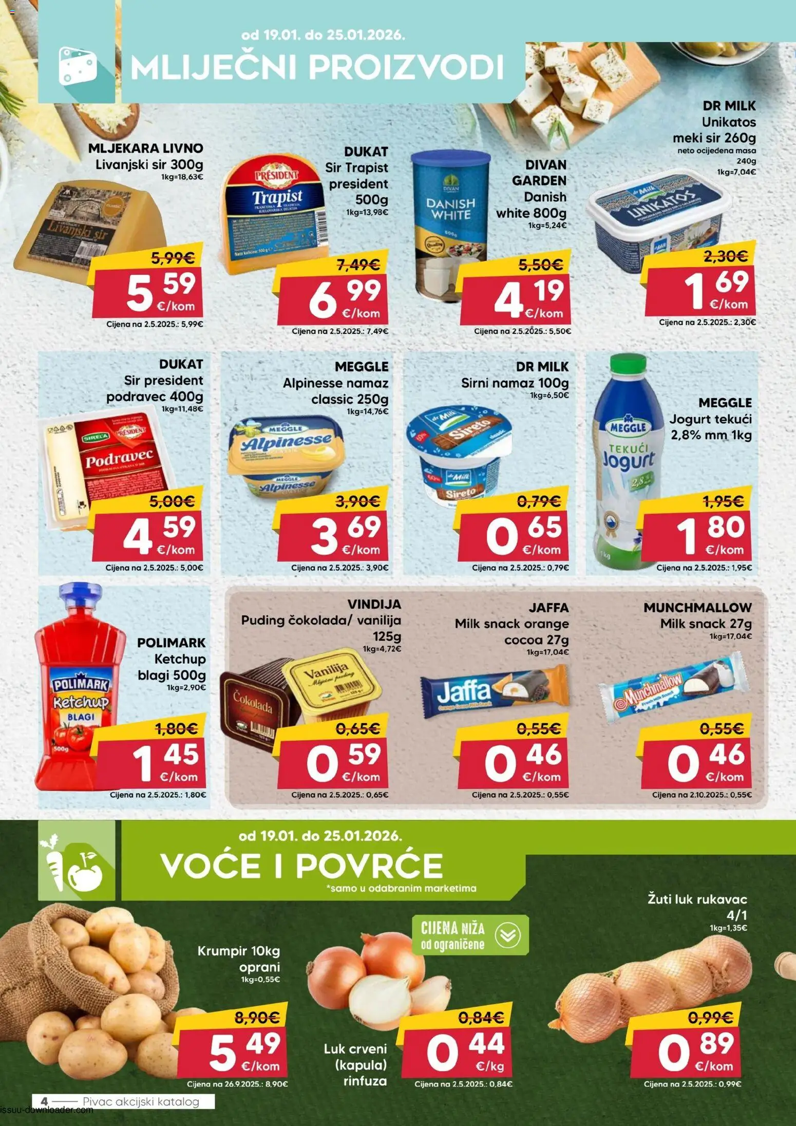 Pivac katalog | vrijedi od 19.01.2026 | Stranica: 4 | Proizvodi: Trapist, Puding, Krumpir, Luk