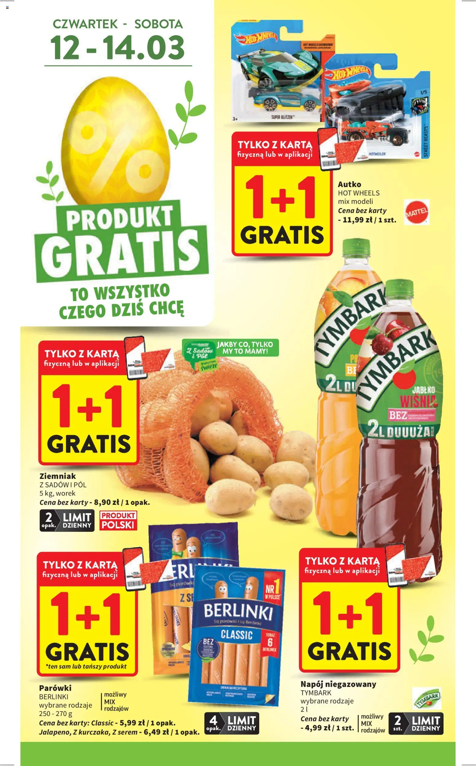 Intermarche gazetka od 12.03.2026 | Strona: 2 | Produkty: Karta, Parówki, Wiśnie
