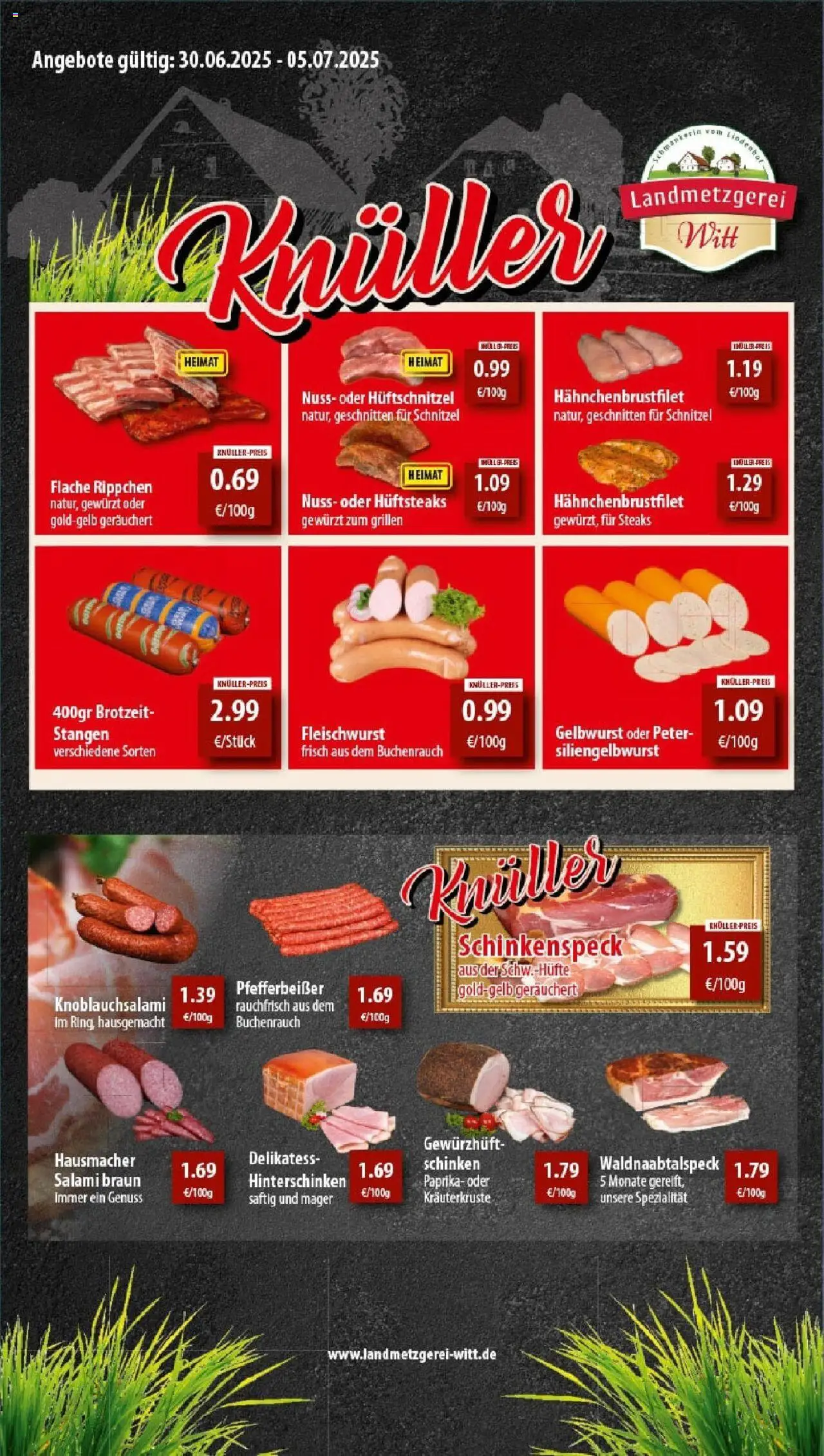 Rewe prospekt Erbendorf	 - gültig ab dem 29.06.2025 | Seite: 10 | Produkte: Schnitzel, Paprika, Salami, Schinken