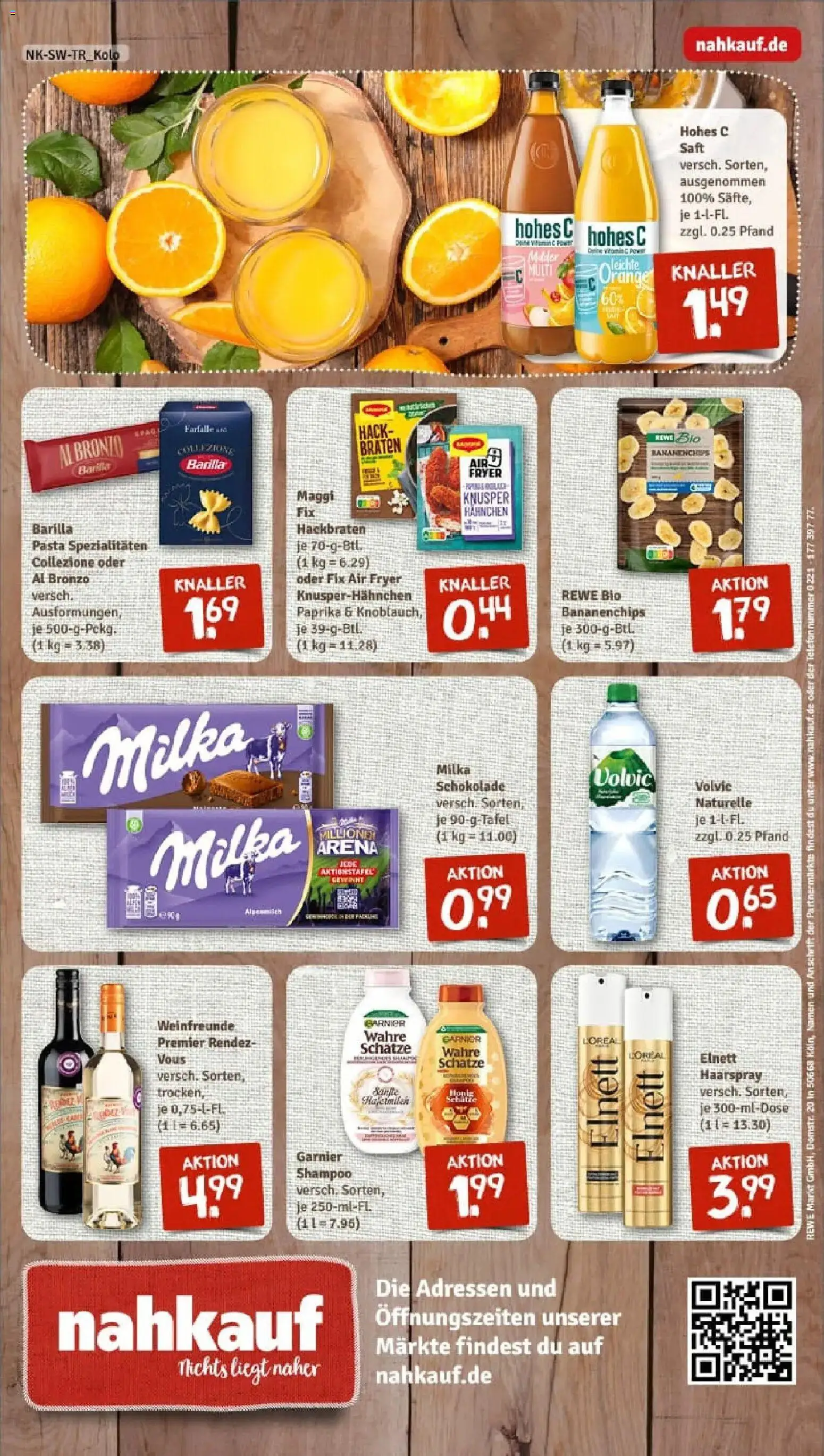 Rewe prospekt Rastatt	 – gültig ab 11.01.2026 | Seite: 8 | Produkte: Maggi, Pasta, Hohes c, Volvic
