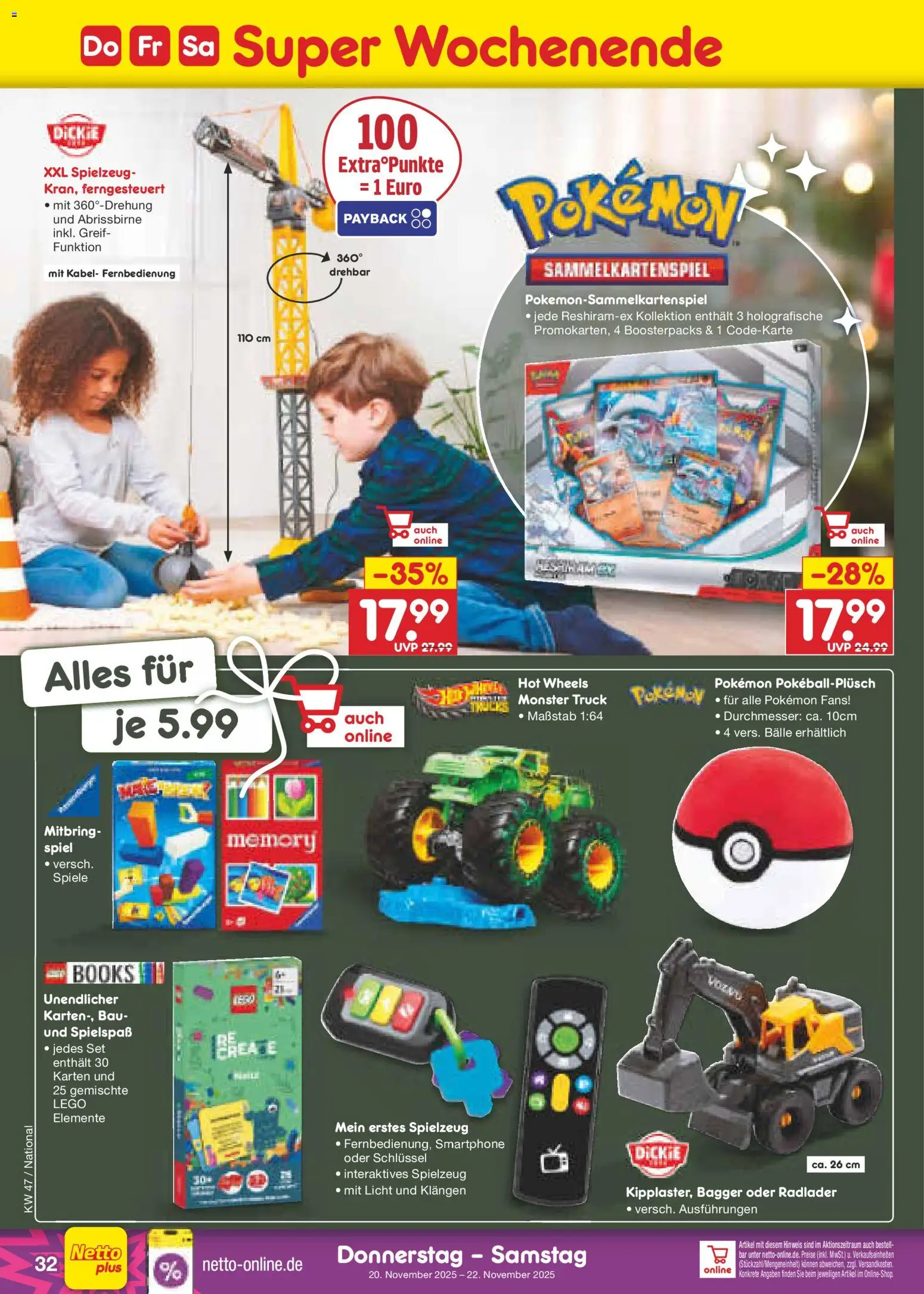 Netto Marken-Discount - Black Friday – gültig ab 17.11.2025 | Seite: 40 | Produkte: Kabel, Spiel, Monster, Smartphone