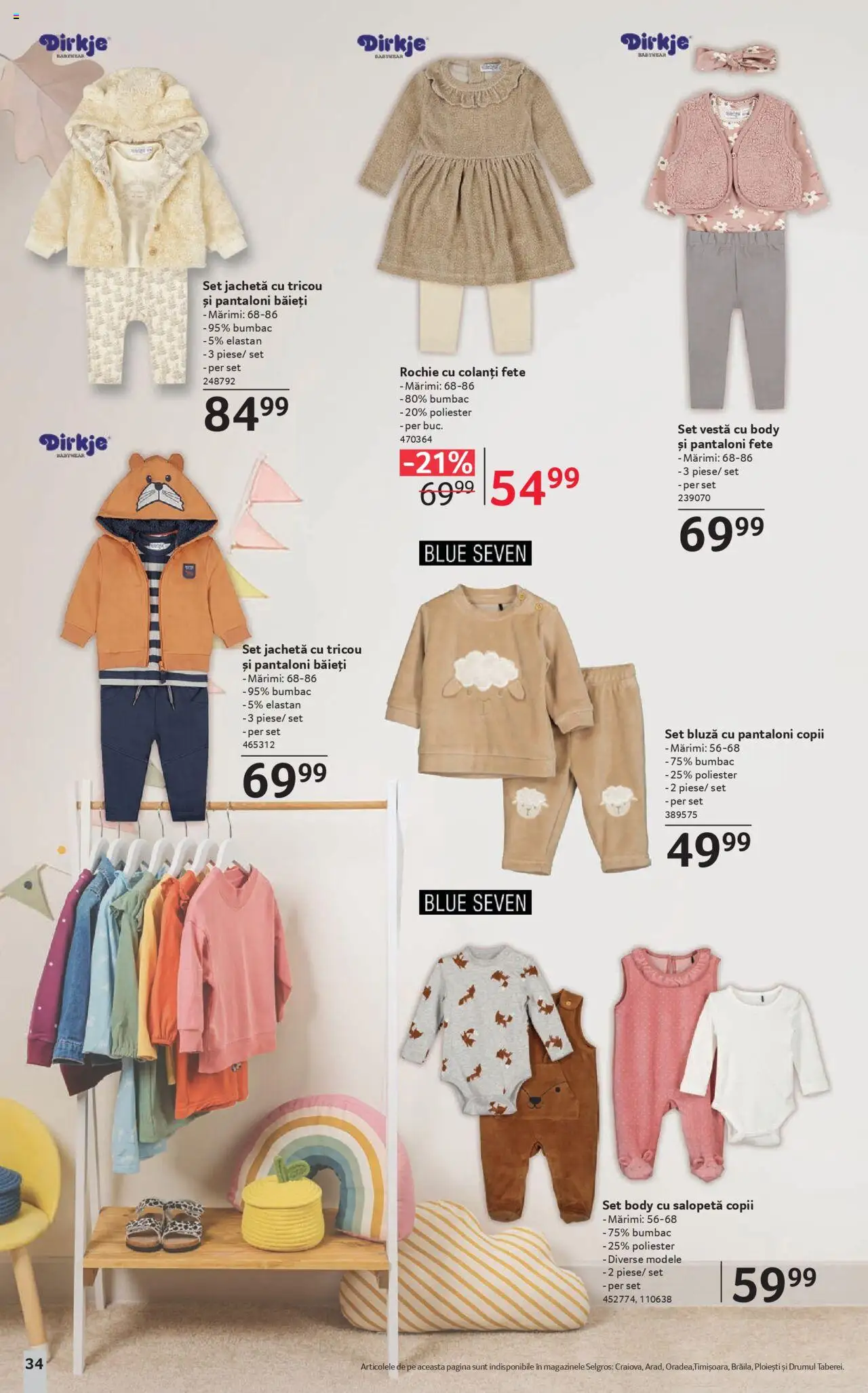 Noul catalog Selgros – valabil de la 19.09.2025 | Pagină: 34 | Produse: Rochie, Jachetă, Body, Salopetă