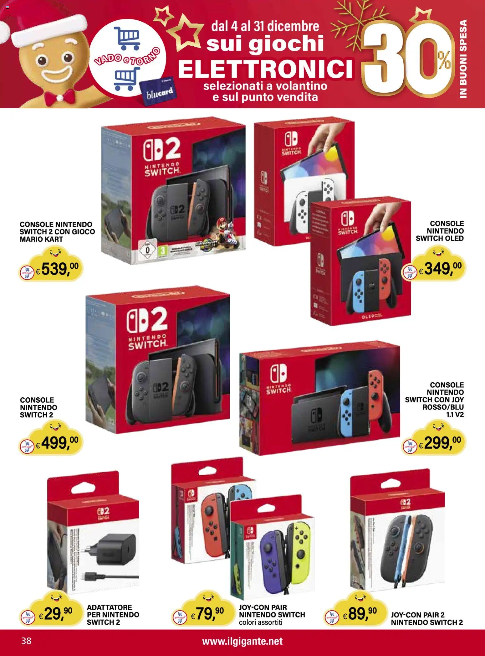 Volantino Il Gigante del 04.12.2025 | Pagina: 38 | Prodotti: Gioco, Adattatore