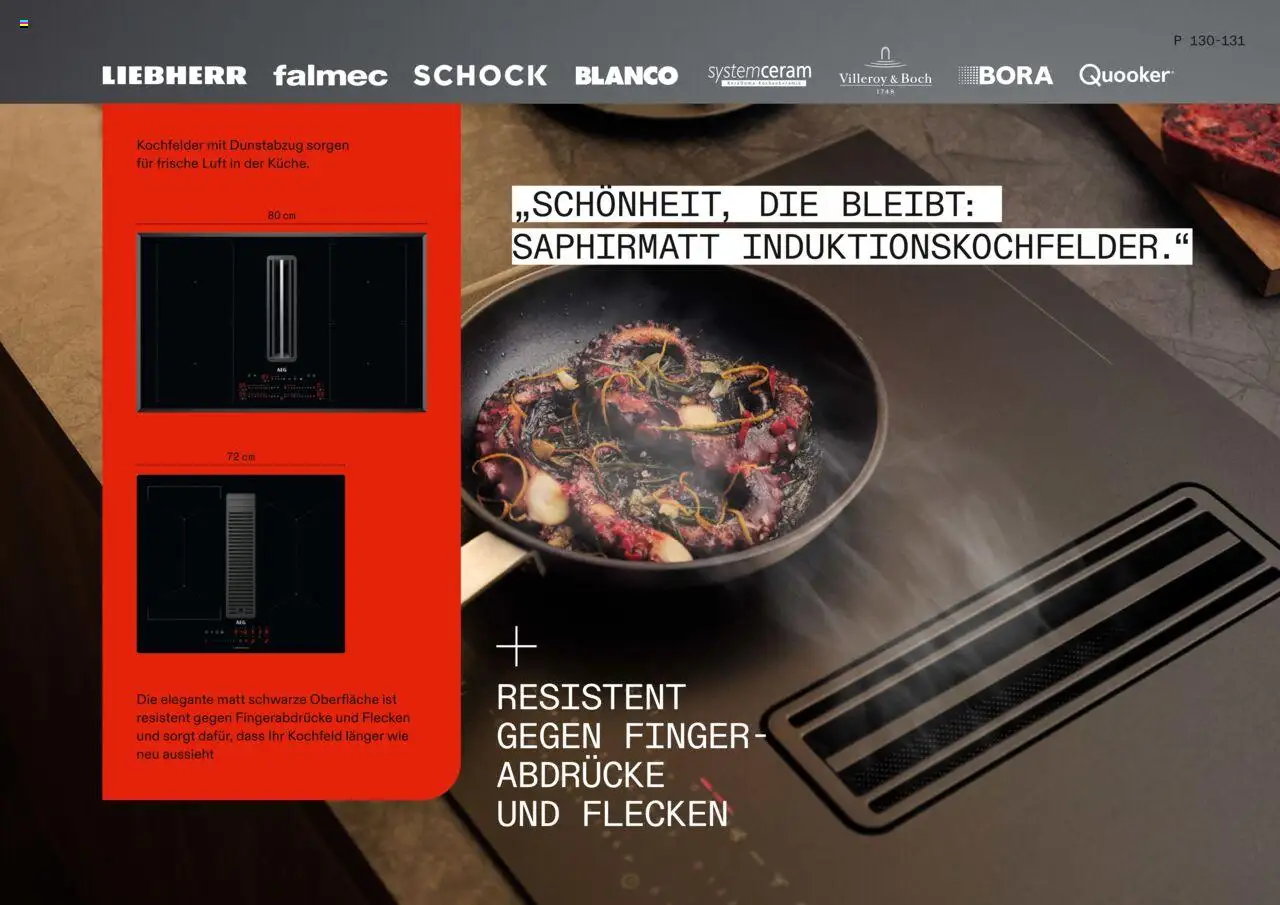 Höffner Alno – gültig ab 22.09.2025 | Seite: 131 | Produkte: Liebherr, Kochfeld, Dunstabzug