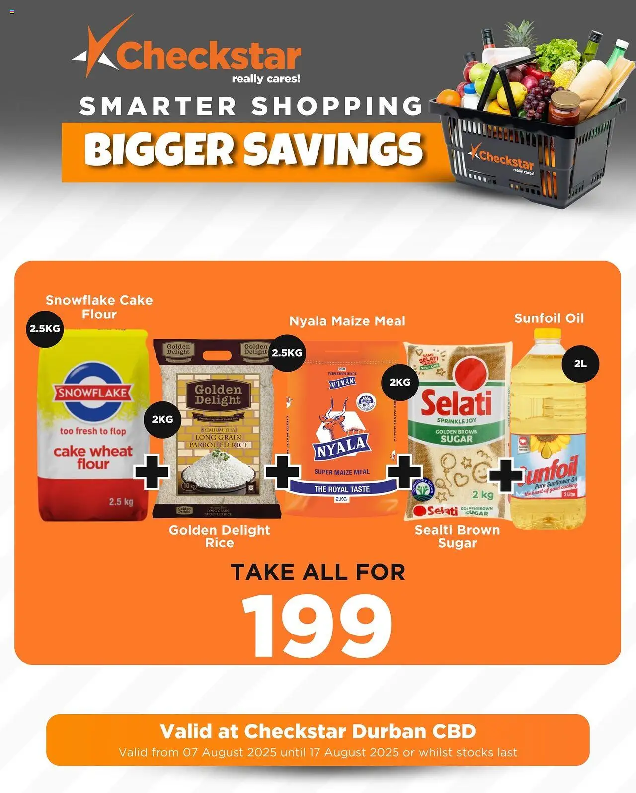Check Star Specials │ valid from 07.08.2025 | Page: 2 | Products: Cake, Maize meal, Oil, Sugar