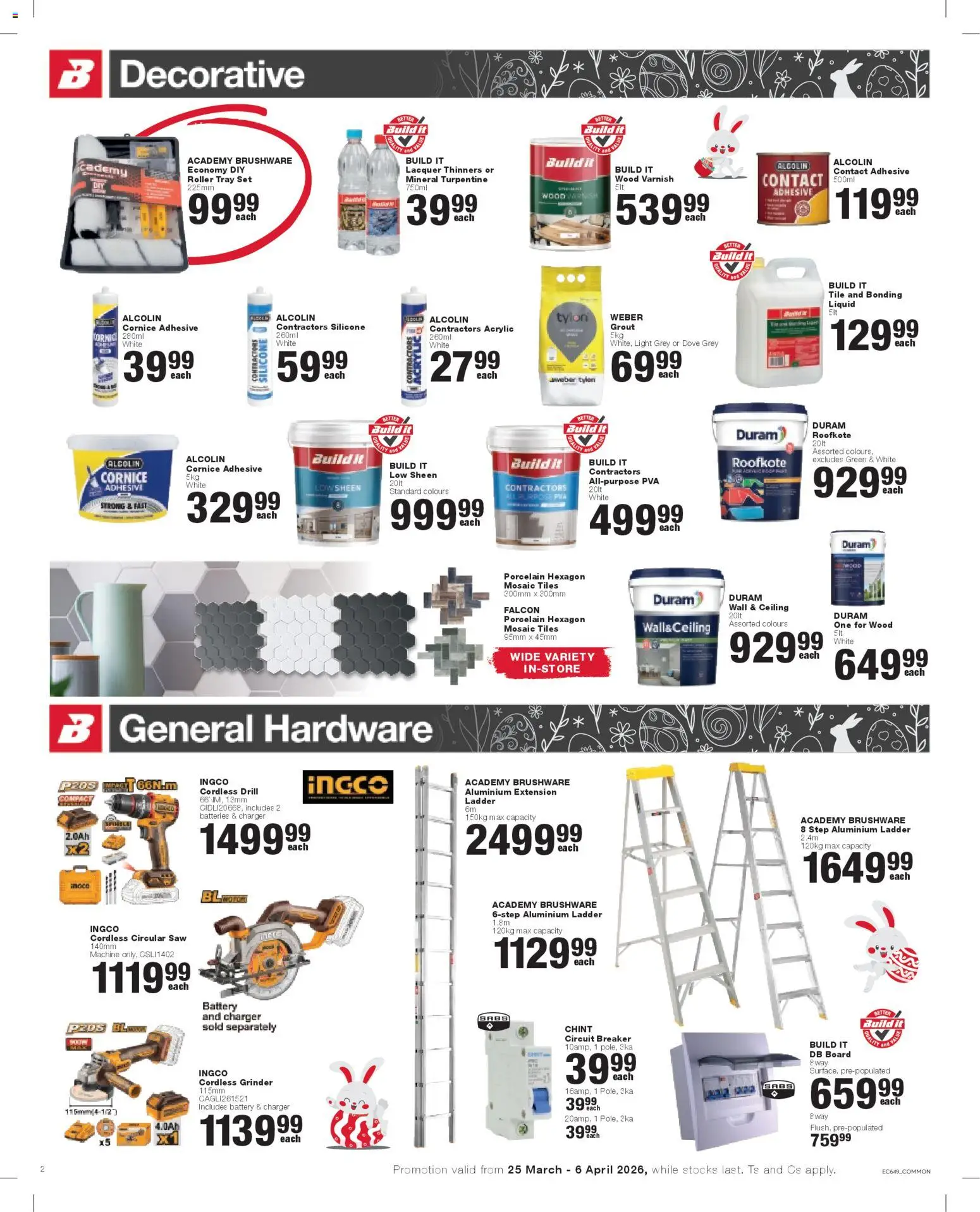 New Build It catalogue – valid from 25.03.2026 | Page: 2