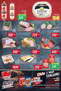 COOP - Szuper Plusz / Tisza - amely érvényes a következő dátumtól: 16.10.2025 | Oldal: 5 | Termékek: Virsli, Chips, Szalámi, Felvágott