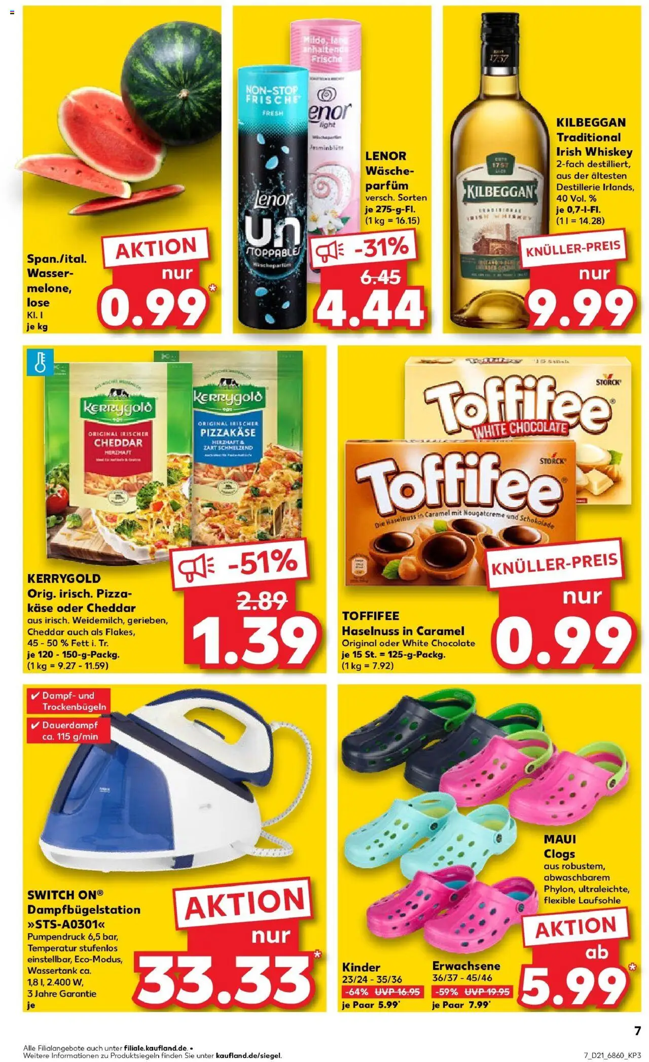Kaufland prospekt Bad Kreuznach	 - gültig ab dem 22.05.2025 | Seite: 7 | Produkte: Käse, Schokolade, Parfüm, Pizza