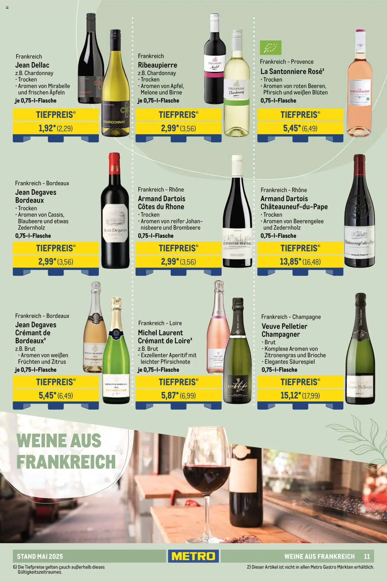 Metro Hauswein-Katalog - gültig ab dem 01.05.2025 | Seite: 11 | Produkte: Zitronengras, Merlot, Birne, Melone