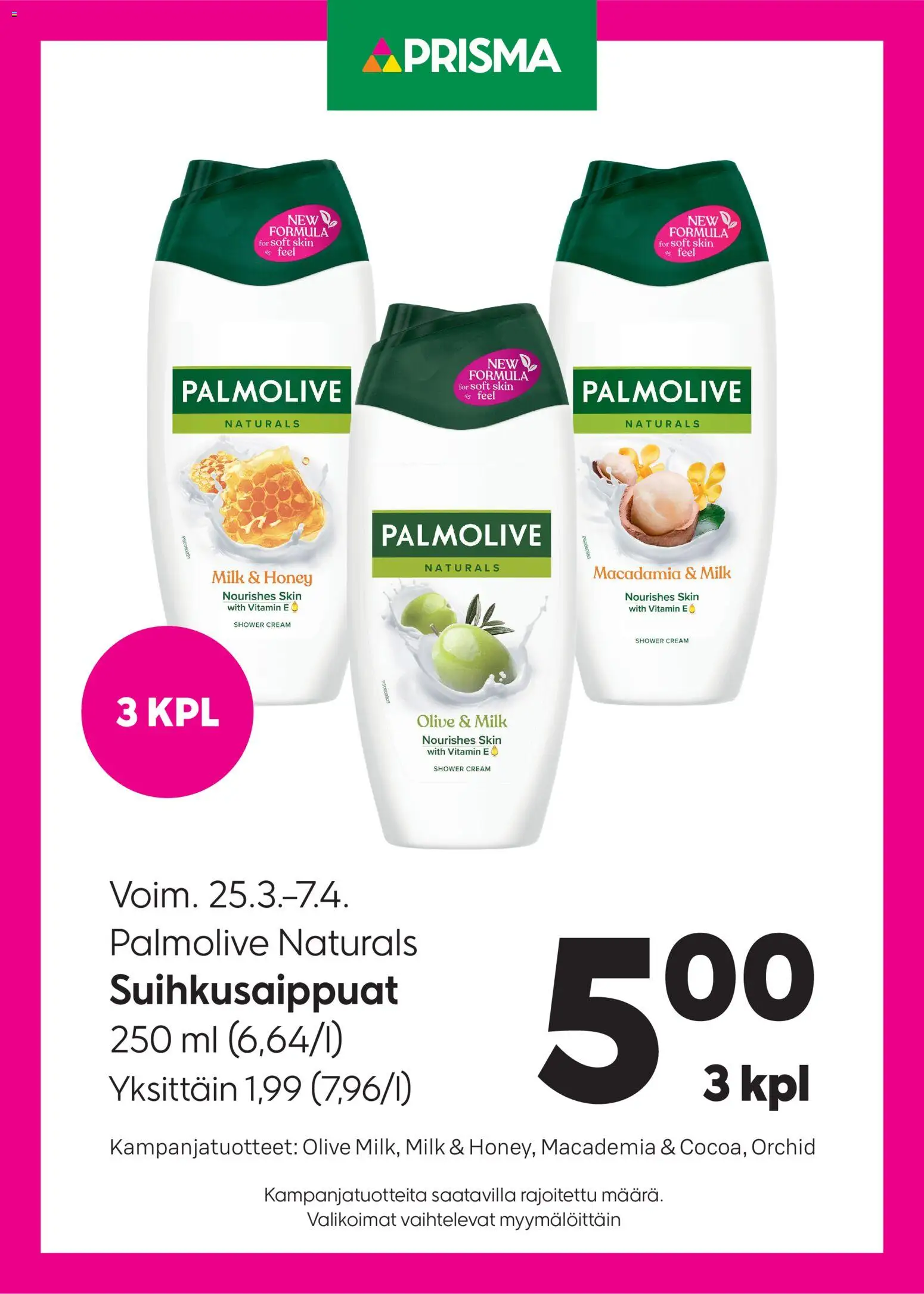 Prisma tarjoukset Palmolive – voimassa 25.03.2026 alkaen | Sivu: 1